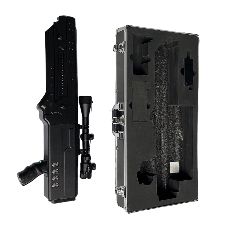  平度手持便携式枪型低空防御反制四通道A型